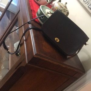 Vintage Leather Coach Bag